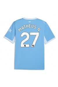 Manchester City Matheus Nunes #27 Jalkapallovaatteet Kotipaita 2026-27 Lyhythihainen
